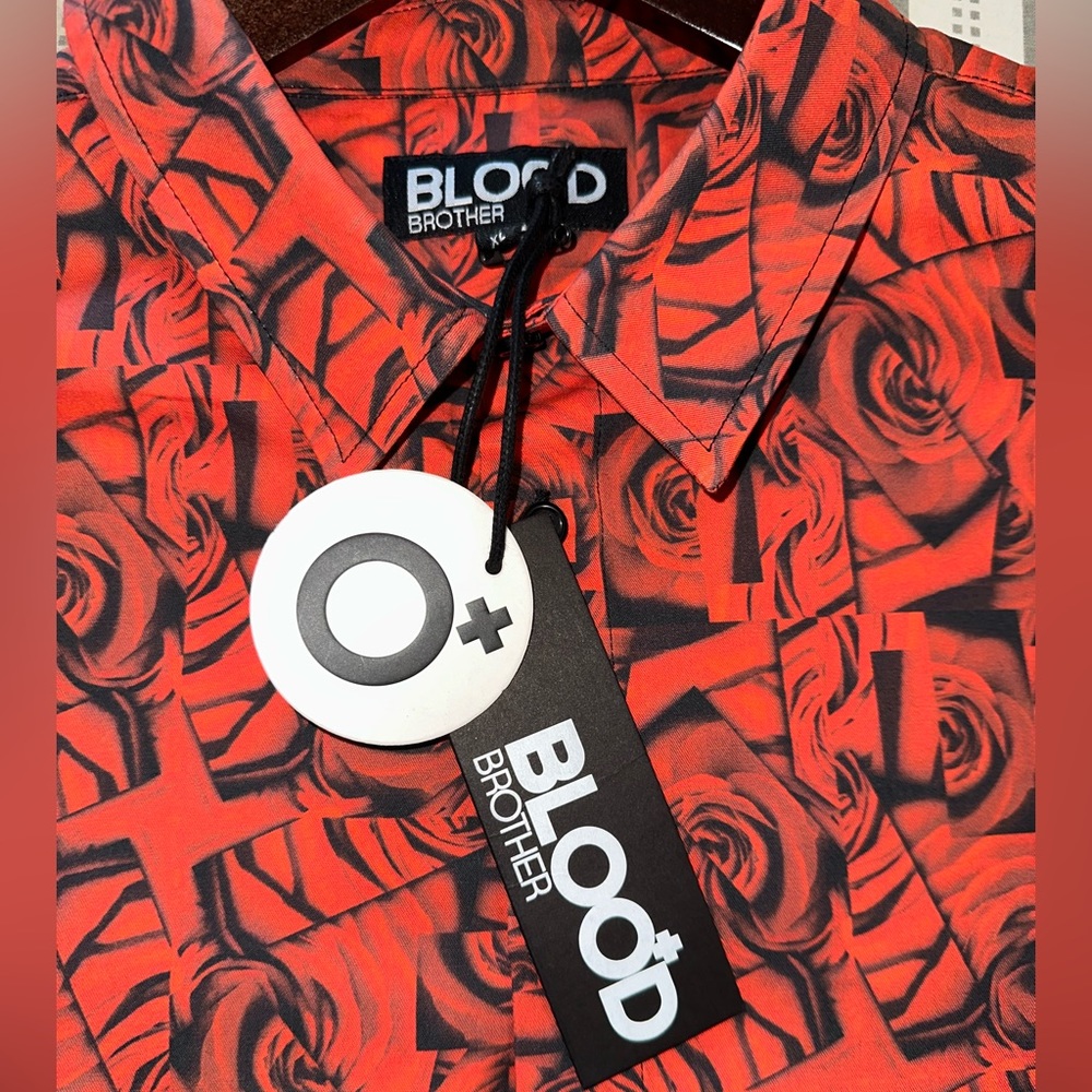 Blood Brother, Shirt, XL, Red